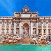 Trevi Fountain Italy paint by numbers