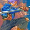 Trunks Dragon Ball Z Anime paint by number