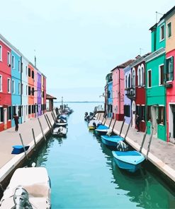 Burano Italy paint by numberss