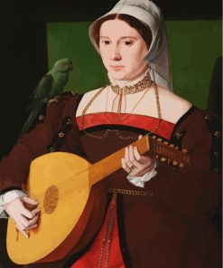 Woman Playing Oud Paint By Number