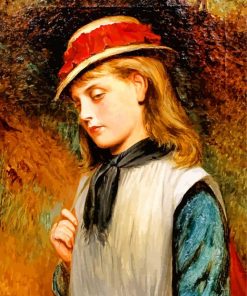 A Young Girl Charles Sillem Paint by numbers