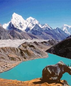 aesthetic-Gokyo-Lakes-paint-by-numbers