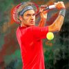 aesthetic-Roger-Federer-paint-by-number