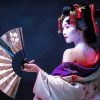 Asian Geisha paint by numbers