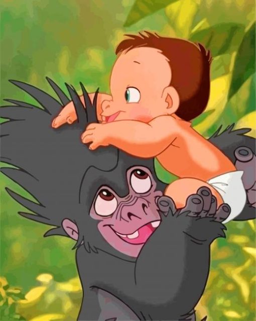 baby-tarzan-paint-by-number