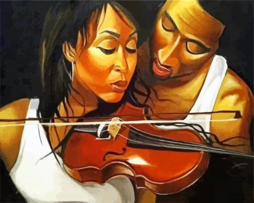 black-couple-paint-by-number