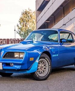 Blue 78 Firebird Trans Am Car