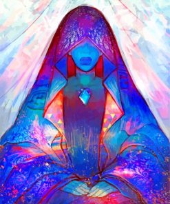 blue-diamond-woman-paint-by-number