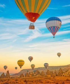 Cappadocia Ballon Turkey paint by numbers