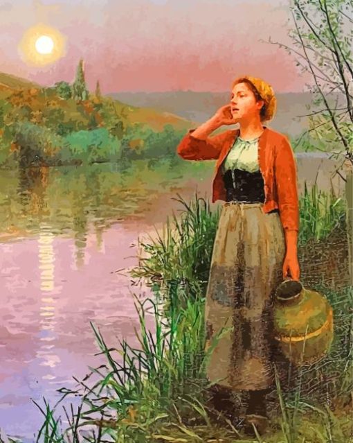 Daniel Ridgway Knight Twilight Paint by number