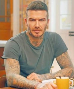 David Beckham paint by numbers