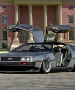 Black Delorean Paint by numbers