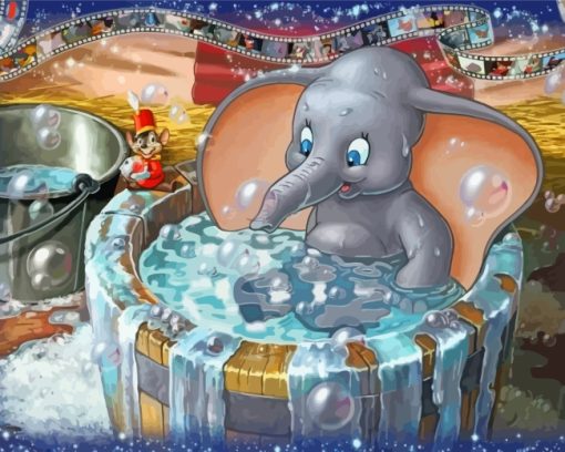 Disney Dumbo paint by numbers