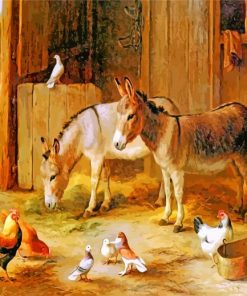 Farmyard Friends Edgar Hunt paint by number