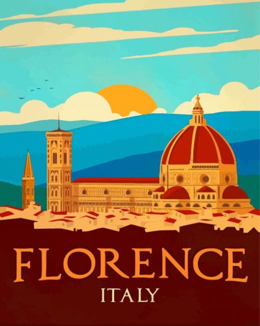 Florence Italy Paint by numbers