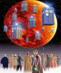 Doctor Who paint by numbers