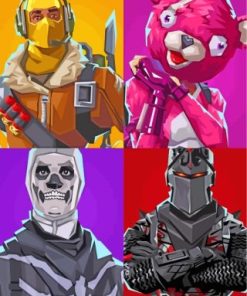 Fortnite Squad Paint by numbers