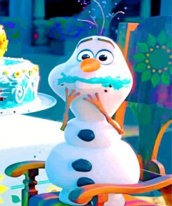 frozen-cute-olaf-paint-by-number