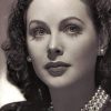 Black And White Hedy Lamarr paint by numbers