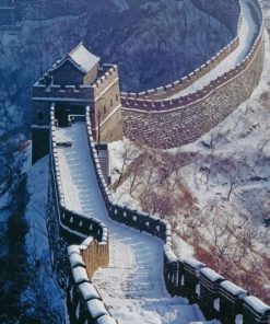 great-wall-of-china-in-winter-paint-by-numbers