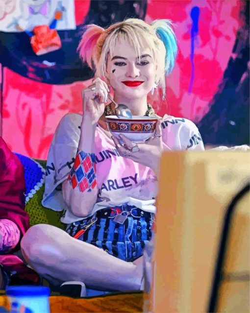 Harley Quinn paint by numbers