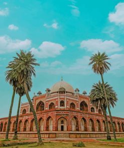 humayun-tomb-paint-by-number