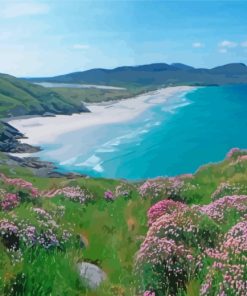 isle of barra Island paint by number