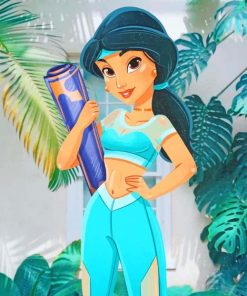 jasmine-modern-princess-paint-by-number