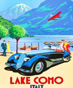 Lake Como Paint by numbers