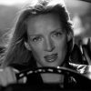 Monochrome Uma Thurman paint by numbers