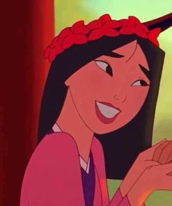 Mulan Disney Character paint by numbers