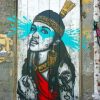 Native Woman Banksy paint by numbers