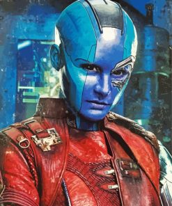 Nebula Guardians Of The Galaxy Nebula Hero paint by numbers