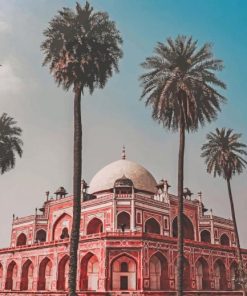 new-delhi-Humayuns-Tomb-paint-by-numbers