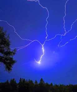 night-sky-lightning-paint-by-numbers