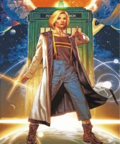 Thirteenth Doctor paint by numbers