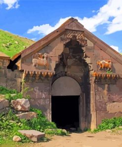 Orbelians Caravanserai Armenia Paint By Number