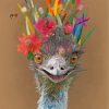 ostrich-and-flowers-paint-by-numbers