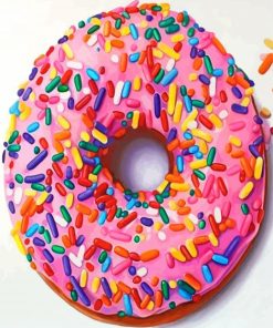 pink-Doughnut-paint-by-numbers