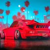 Porsche RWB Car paint by numbers