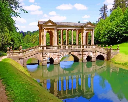 prior park landscape garden paint by number