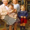 Queen Elizabeth And Her Family paint by numbers