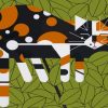 Sleepy Cat Charley Harper Paint by numbers