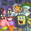 SpongeBob Halloween Paint by numbers