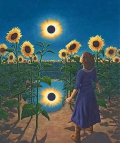 Sunflower field Paint by n