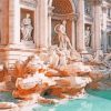 Trevi Fountain Rome Italy paint by numbers