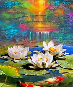 water-lilies-paint-by-numbers