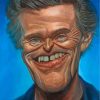 Willem Dafoe Caricature paint by number