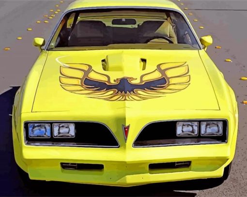 yellow-78-firebird-trans-am-paint-by-number