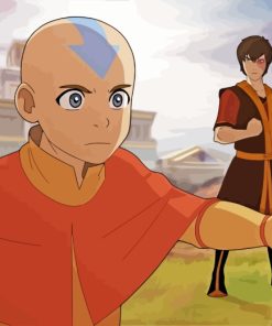 Avatar The Last Airbender Anime paint by numbers